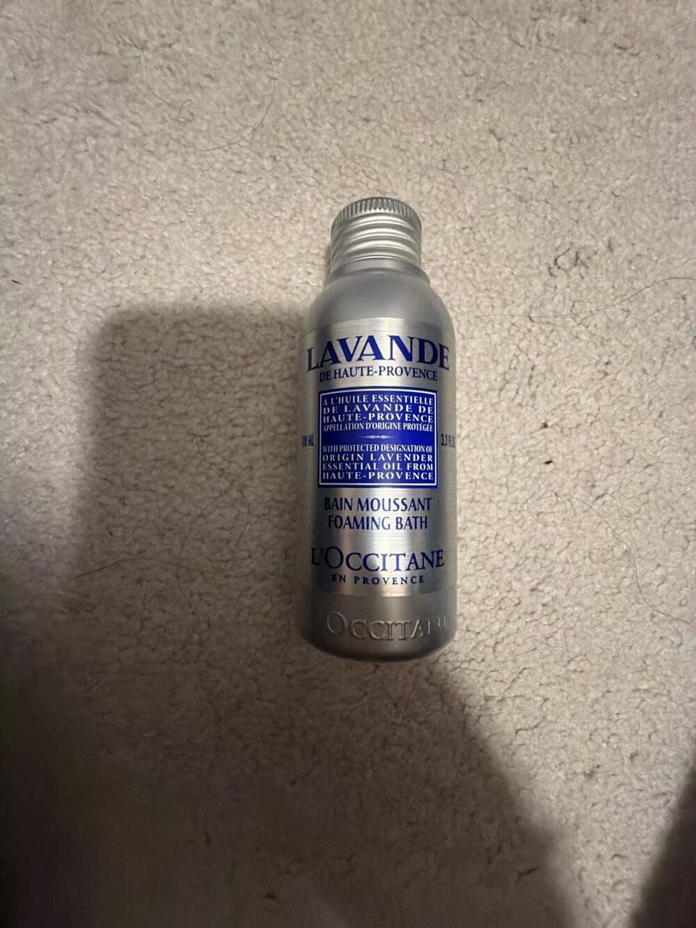 L'Occitane Lavender Foaming Bath (Bain Moussant) 3.3 oz